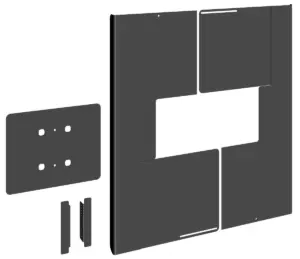 PFA 9121 TAPAS TRASERAS VERTICALES DE 50-55″