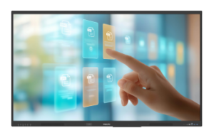 MONITOR TACTIL 65″ UHD 400CD 18/7 ANDROID PHILIPS