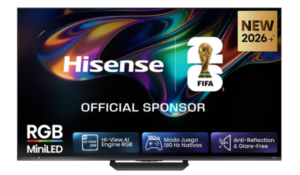 TV 55″ 55UR8S UHD RGB MINILED STV HISENSE